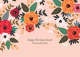 Floral mood - Tarjeta De Cumpleaños